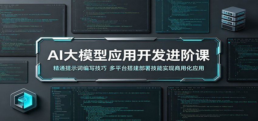 AI大模型应用开发进阶课：精通提示词编写技巧，多平台搭建部署技能实现商用化应用 - 52网创-52网创