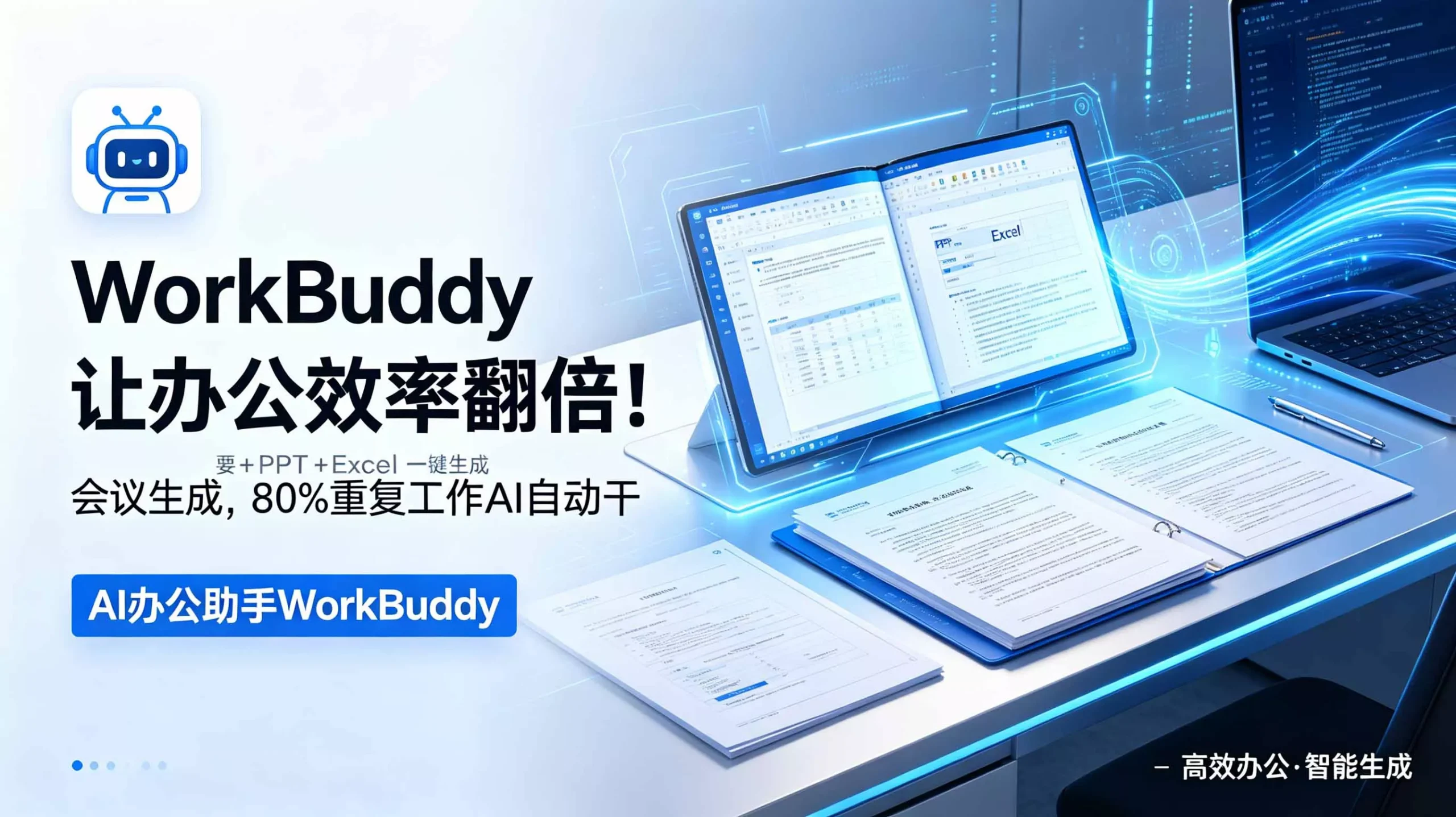 WorkBuddy让办公效率翻倍！会议纪要+PPT+Excel一键生成，80%重复工作AI自动干 - 52网创-52网创