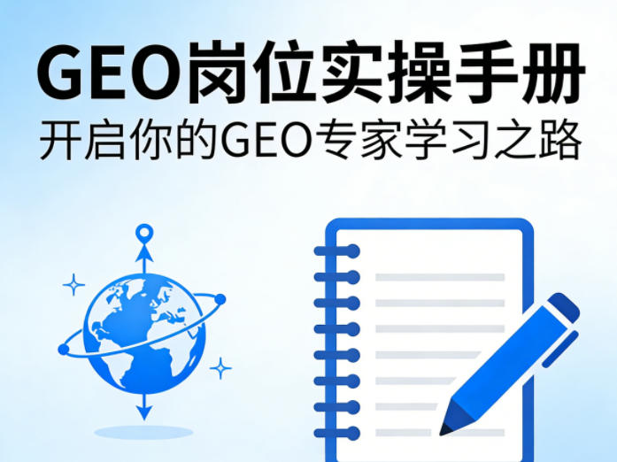 GEO岗位实操手册，开启你的GE0专家学习之路 - 52网创-52网创