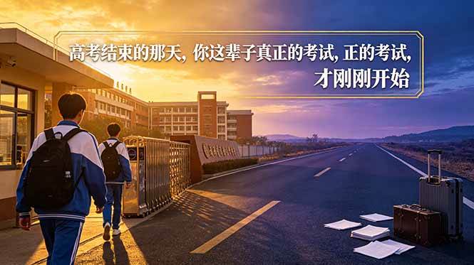 （18968期）付费文章：高考结束的那天，你这辈子真正的考试，才刚刚开始-52网创