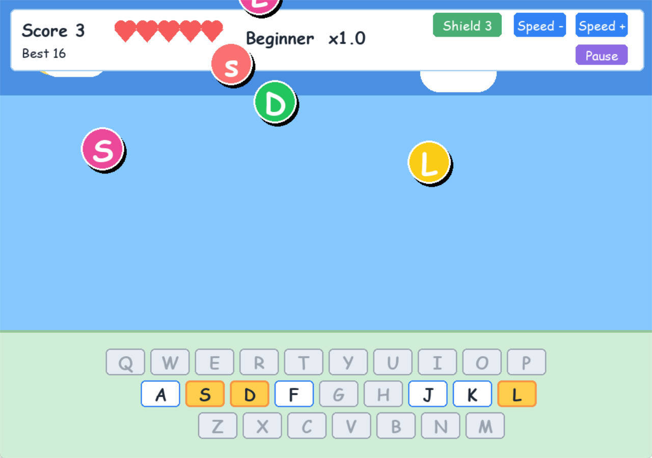 小孩键盘熟练字母大冒险V1.0 - 52网创-52网创