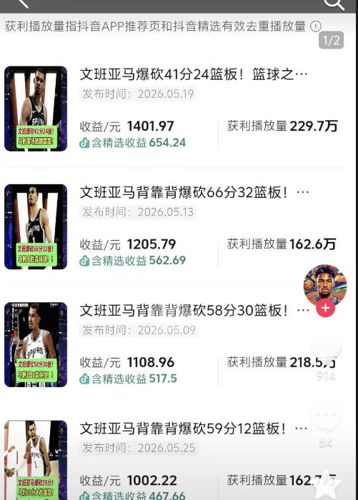 抖音8W粉丝博主的篮球人物深度解析解说教学，零门槛玩转伙伴计划与精选独家，单日稳定收益1k+ - 52网创-52网创