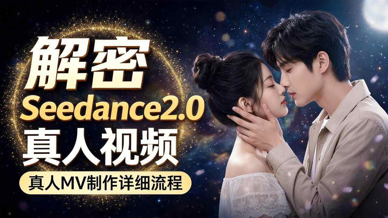 Seedance 2.0解密教程：零基础制作真人MV全流程-52网创