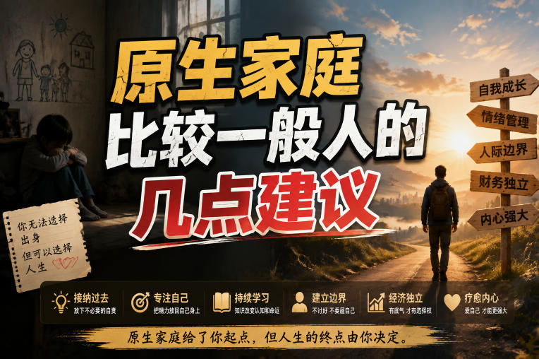 付费文章：给原生家庭比较一般人的几点建议-52网创