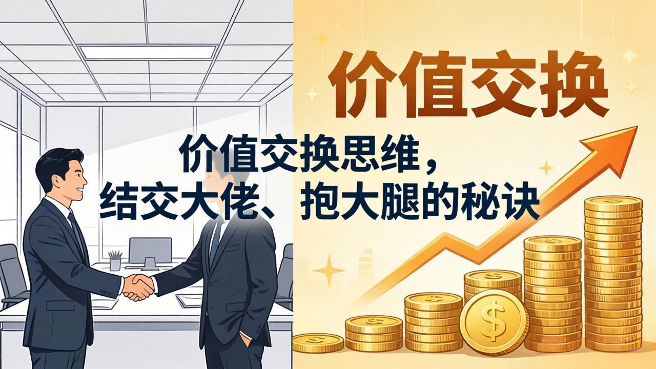 某付费文章：价值交换思维，结交大佬、抱大腿的秘诀 - 52网创-52网创