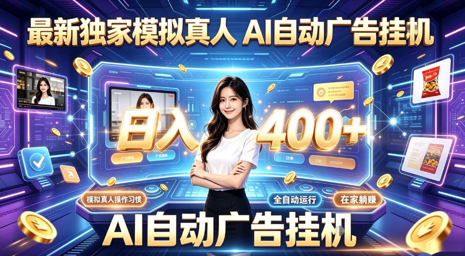 最新独家模拟真人，AI自动挂号挂G，日入400+，全程全自动运行，无需人工【揭秘】 - 52网创-52网创