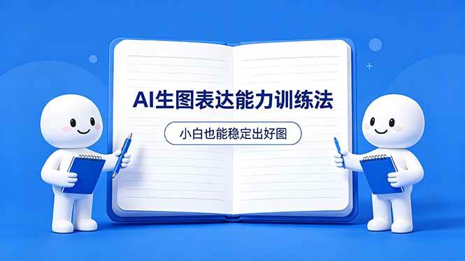 （18377期）AI生图不是做漂亮图，而是表达能力。这套方法让小白也能稳定出好图-52网创