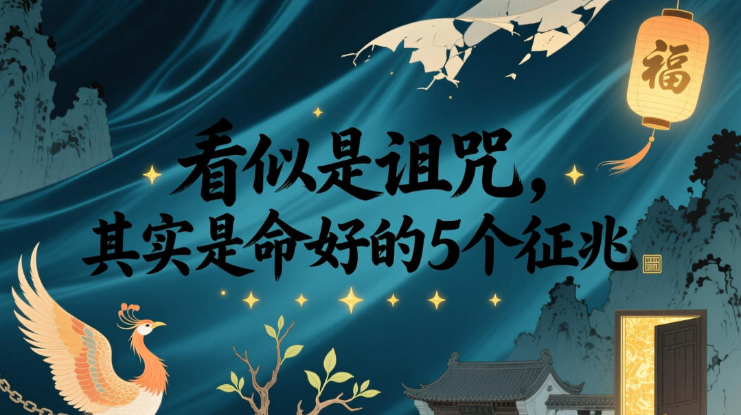 付费文章：看似是诅咒，其实是命好的5个征兆 - 52网创-52网创