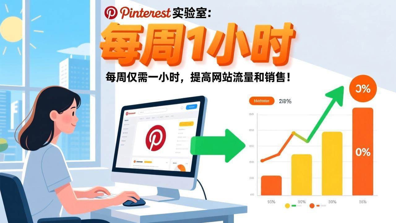 （17505期）Pinterest实验室：每周仅需一小时，提高网站流量和销售！-52网创