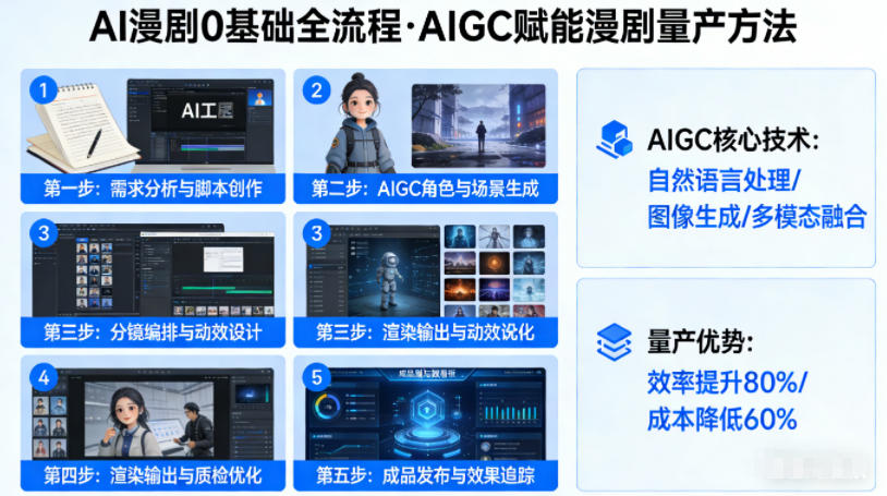 AI漫剧0基础全流程，快速掌握AIGC赋能的漫剧量产方法 - 52网创-52网创