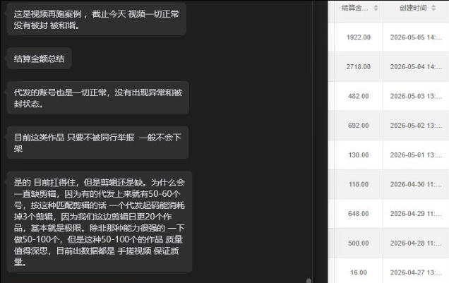 【团长合作2.0】视频矩阵项目_招发手矩阵+剪辑师，共赢项目【揭秘】-52网创