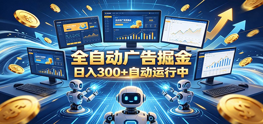 自动广告G机，日入300+，正规平台，广告浏览获益，时间自由，适合各类人群日常增收 - 52网创-52网创
