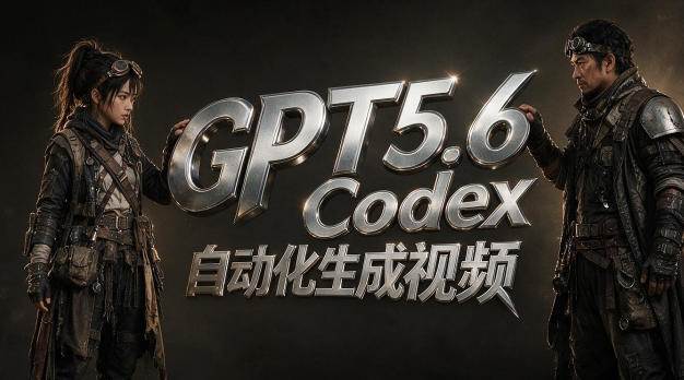 （19393期）GPT5.6+Codex自动化视频生成：提示词设计×角色设定×封面海报×工作流思路，高效产出AI视频 - 52网创-52网创