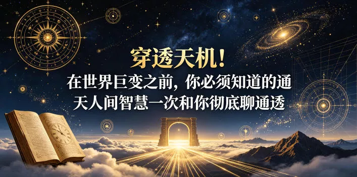 付费文章：穿透天机！在世界巨变之前，你必须知道的通天人间智慧一次和你彻底聊通透 - 52网创-52网创