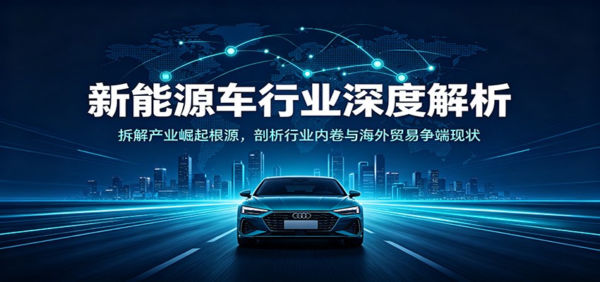 新能源车行业深度解析：拆解产业崛起根源，剖析行业内卷与海外贸易争端现状 - 52网创-52网创