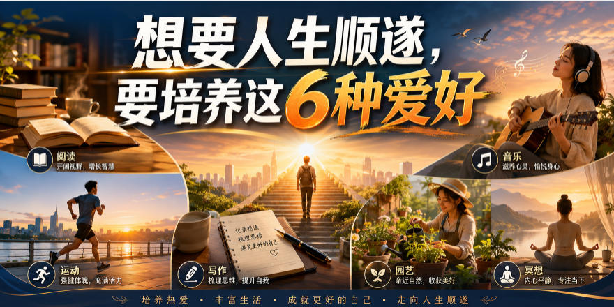 公众号付费文章：想要人生顺遂，要培养这6种爱好-52网创