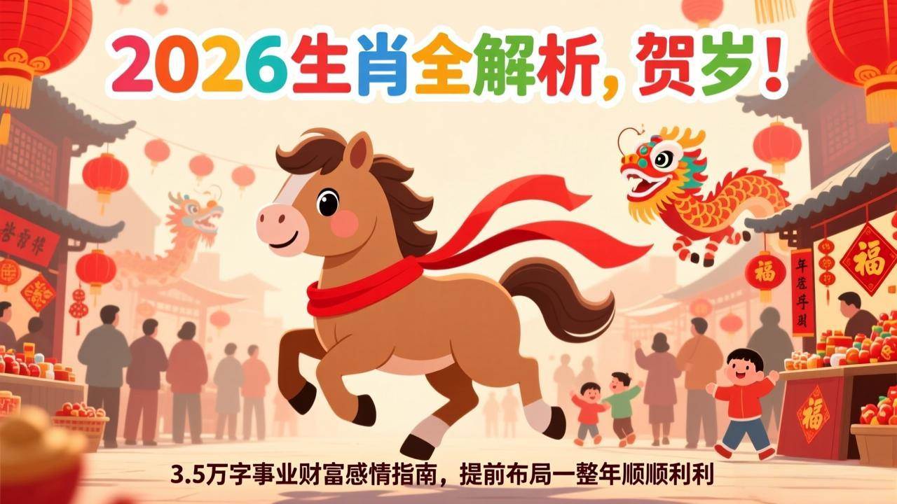 （17428期）付费文章：贺岁！2026生肖全解析，3.5万字事业财富感情指南，提前布局一整年顺顺利利 - 52网创-52网创