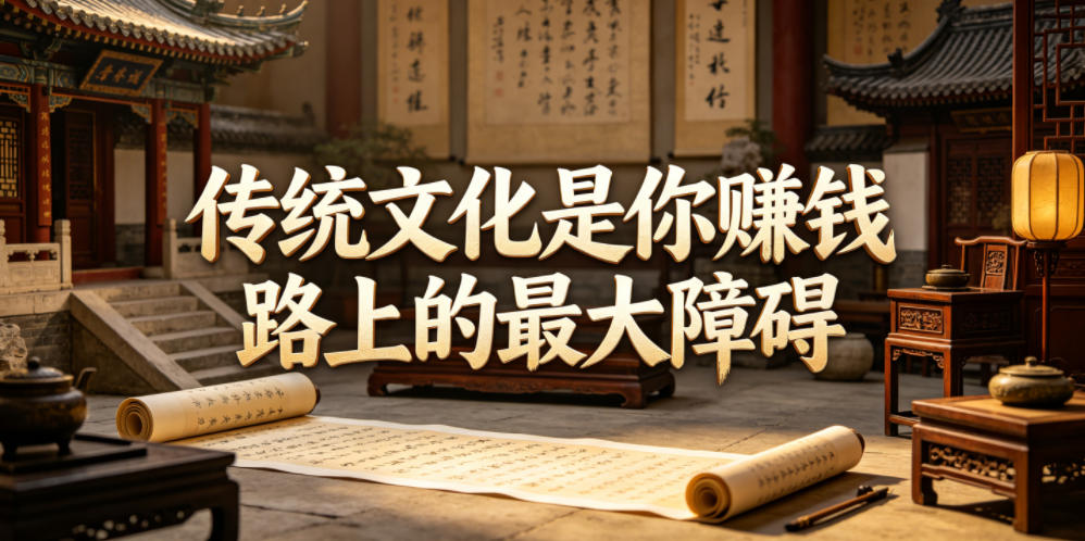 付费文章：传统文化是你賺钱路上的最大障碍 - 52网创-52网创