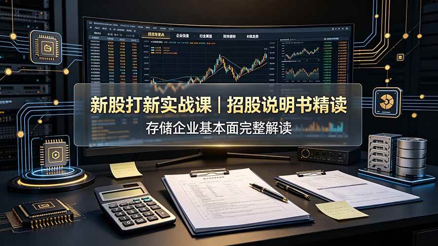 （19255期）付费文章：新股打新实战课｜招股说明书精读，存储企业基本面完整解读 - 52网创-52网创
