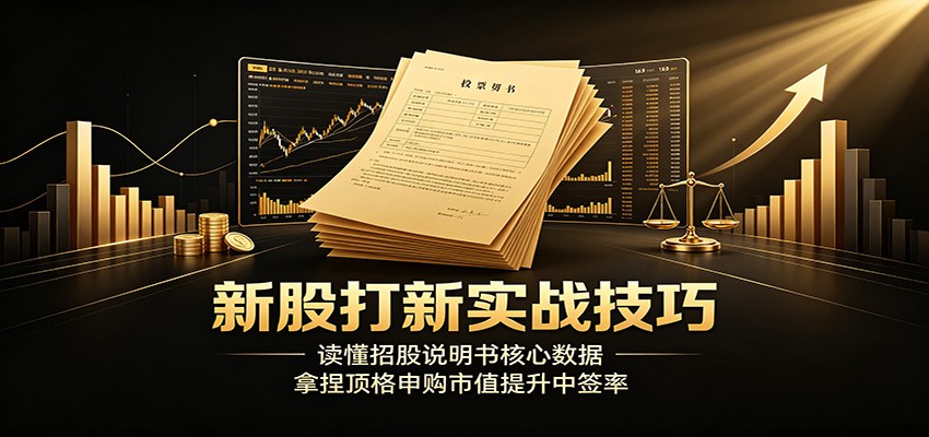 新股打新实战技巧：读懂招股说明书核心数据，拿捏顶格申购市值提升中签率-52网创