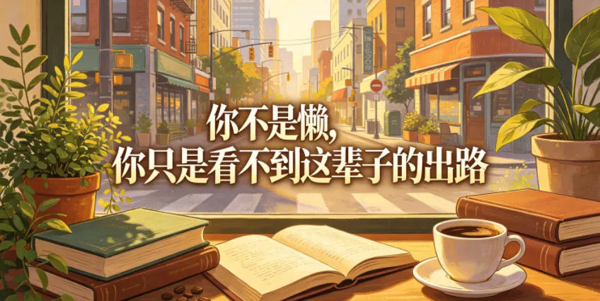 付费文章：你不是懒，你只是看不到这辈子的出路 - 52网创-52网创
