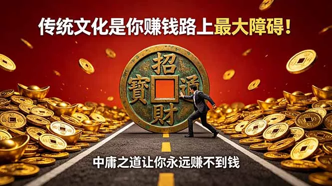 付费文章：传统文化是你赚钱路上最大障碍！中庸之道让你永远赚不到钱 - 52网创-52网创