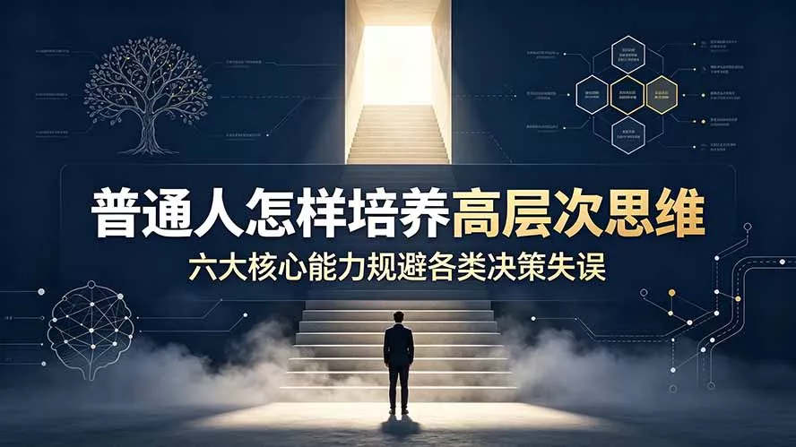 付费文章：普通人怎样培养高层次思维，六大核心能力规避各类决策失误 - 52网创-52网创