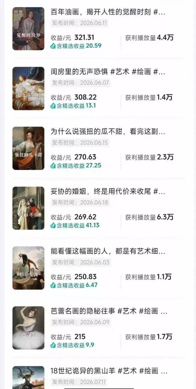 油画解说教学-398众筹来的技术：选题×对标×素材×文案×配音×剪辑×2天开精选×7天通9项权益-52网创