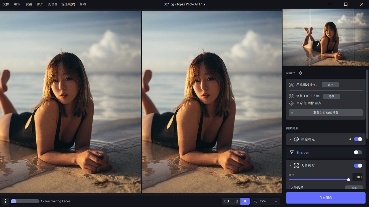 Ai图片降噪Topaz Photo Pro v1.5.1中文高级版 - 52网创-52网创