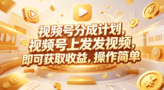 视频号分成计划，599元众筹的Red团队课程，视频号上发发视频，即可获取收益，操作简单 - 52网创-52网创