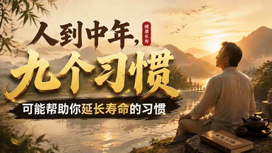 （19707期）付费文章：人到中年，九个可能帮助你延长寿命的习惯-52网创