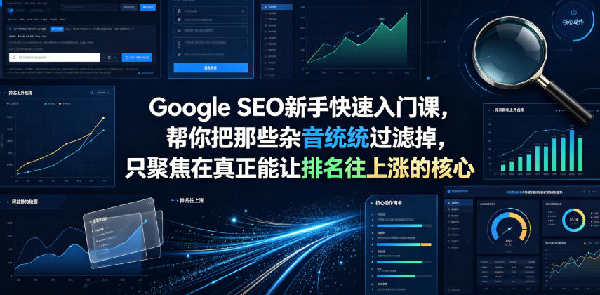 Google SEO新手快速入门课，帮你把那些杂音统统过滤掉，只聚焦在真正能让排名往上涨的核心动作【原创双语字幕】-52网创