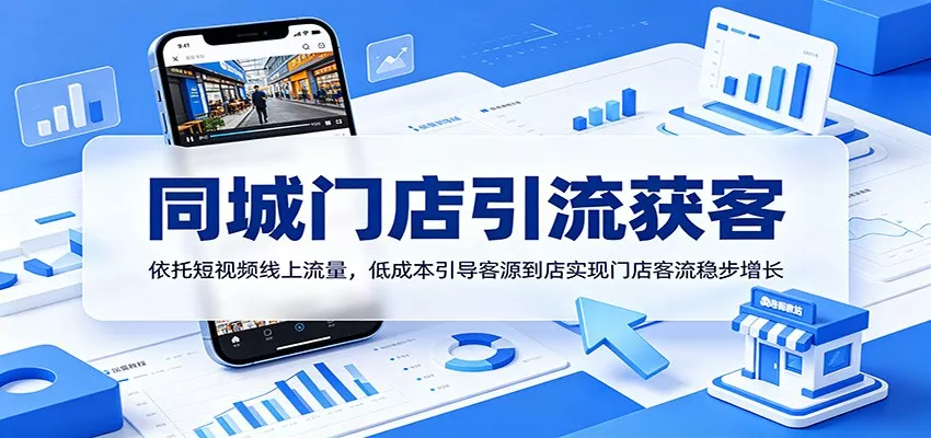 同城门店引流获客：依托短视频线上流量，低成本引导客源到店实现门店客流稳步增长 - 52网创-52网创
