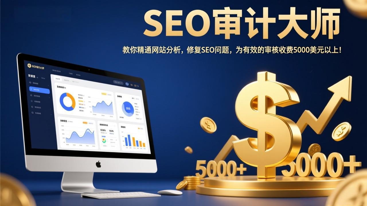 SEO审计大师：教你精通网站分析，修复SEO问题，为有效的审核收费5000美元以上！-52网创