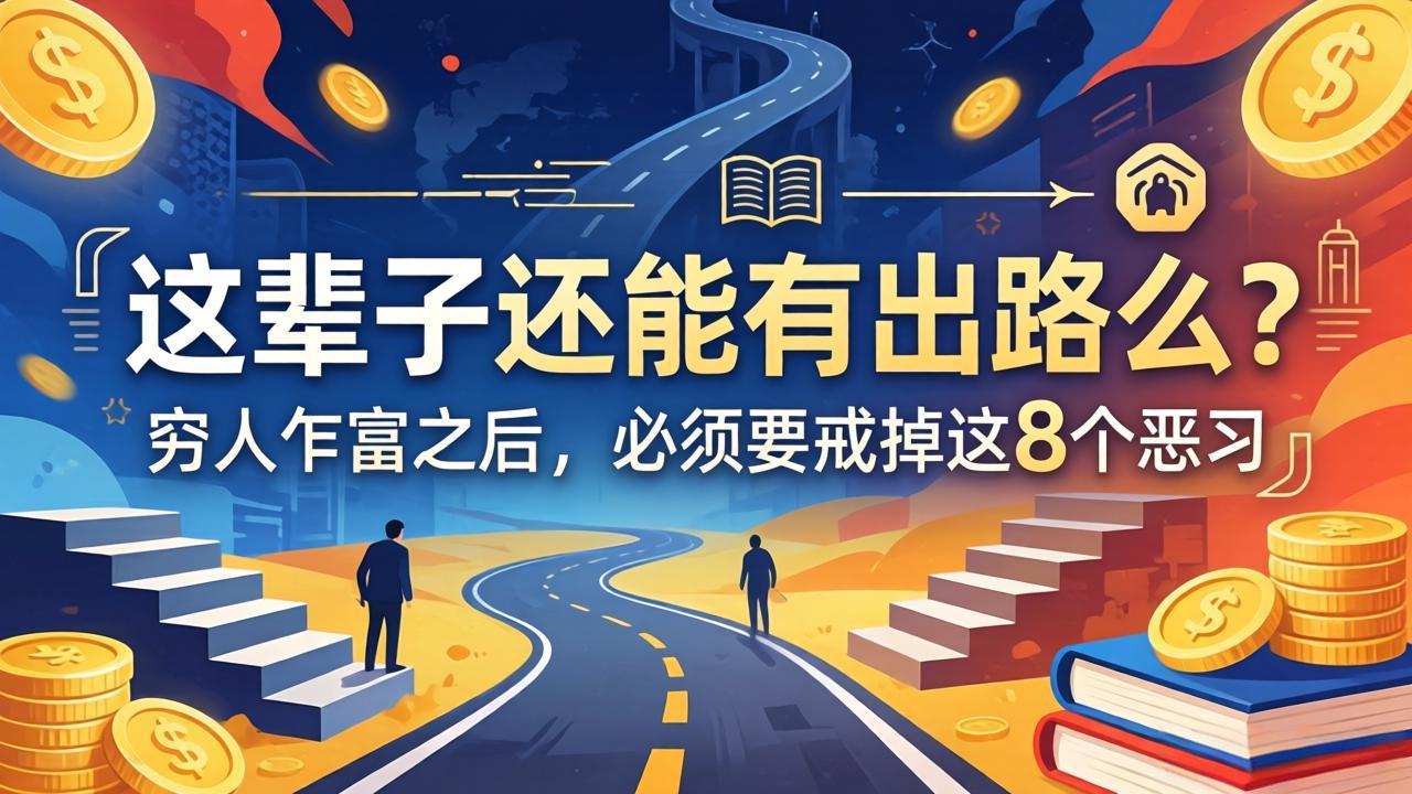 关于人生两篇付费文章【这辈子还能有出路么？】【穷人乍富之后，必须要戒掉这8个恶习】 - 52网创-52网创
