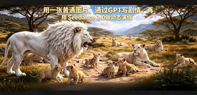用一张普通图片，通过GPT写剧情，再用Seedance 2.0做动态演绎，居然能生成迪士尼风格搞笑动画 - 52网创-52网创