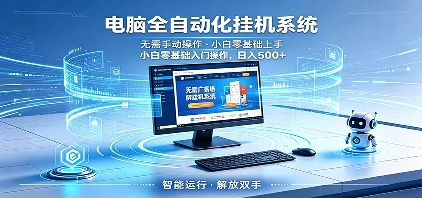 智能广告挂机无需值守，小白上手轻松实现每日增收 - 52网创-52网创