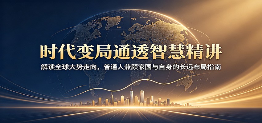 时代变局通透智慧精讲：解读全球大势走向，普通人兼顾家国与自身的长远布局指南 - 52网创-52网创