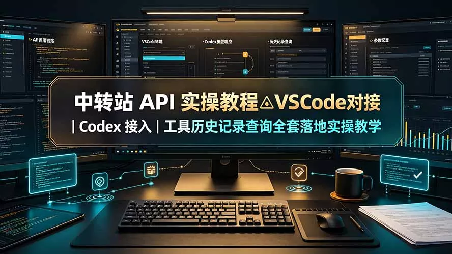 中转站 API 实操教程△VSCode 对接｜Codex 接入｜工具历史记录查询全套落地实操教学 - 52网创-52网创
