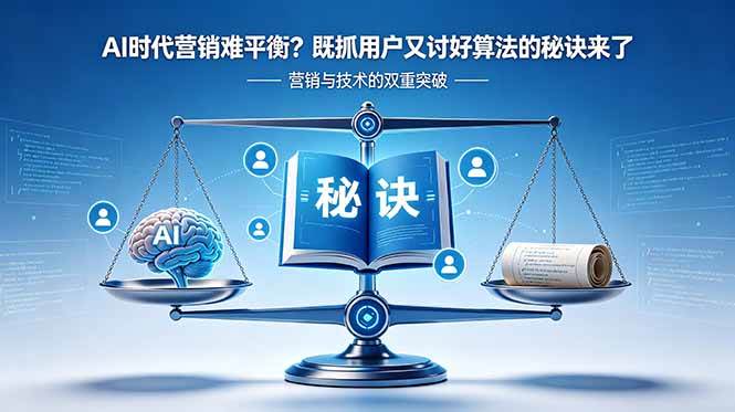 （18600期）AI时代营销难平衡？既抓用户又讨好算法的秘诀来了【原创双语字幕】 - 52网创-52网创
