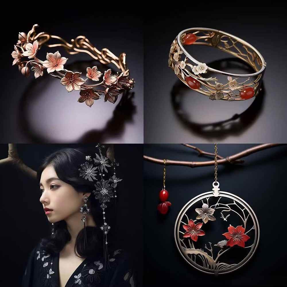 (17272期)460+专业Midjourney珠宝摄影AI提示词+成效果图,戒指/项链/耳环/手链/宝石/及奢侈配饰等全品类 (17272期)460+专业Midjourney珠宝摄影AI提示词+成效果图,戒指/项链/耳环/手链/宝石/及奢侈配饰等全品类