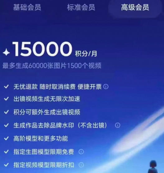 撸即梦积分技术，499充值得15000积分技术，效果自测，不保证百分百 - 52网创-52网创