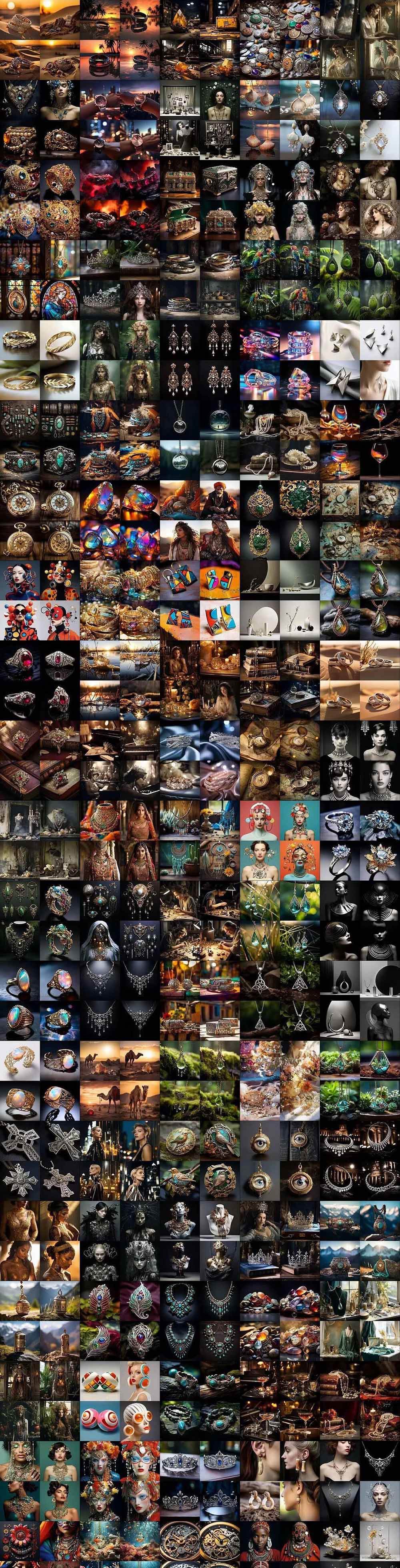 (17272期)460+专业Midjourney珠宝摄影AI提示词+成效果图,戒指/项链/耳环/手链/宝石/及奢侈配饰等全品类 (17272期)460+专业Midjourney珠宝摄影AI提示词+成效果图,戒指/项链/耳环/手链/宝石/及奢侈配饰等全品类