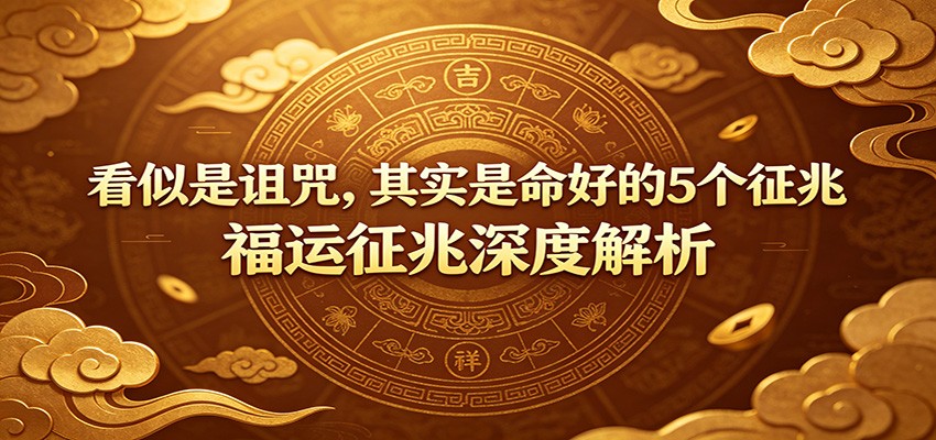 付费文章：《看似是诅咒，其实是命好的5个征兆》福运征兆深度解析 - 52网创-52网创