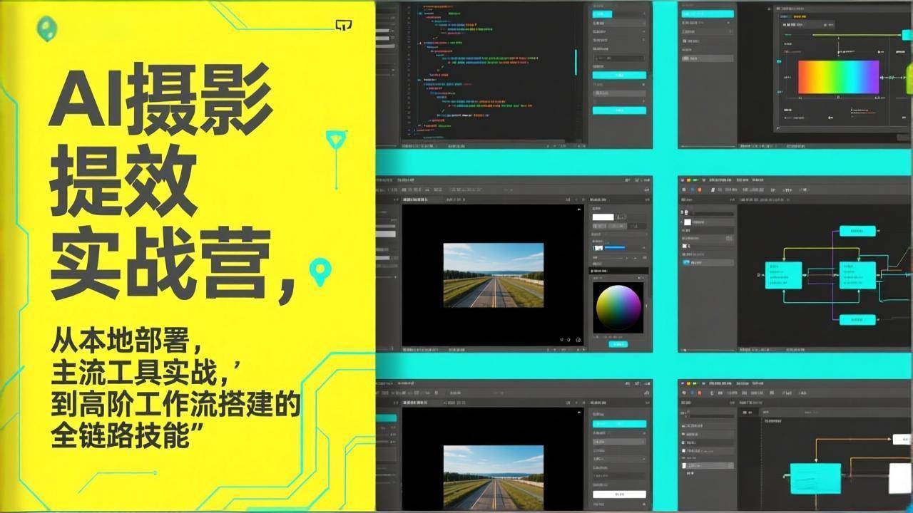 （17393期）AI+摄影提效实战营，从本地部署，主流工具实战，到高阶工作流搭建的全链路技能 - 52网创-52网创