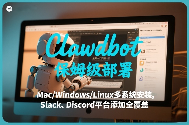 Clawdbot保姆级部署，从入门介绍、Mac/Windows/Linux多系统安装，到Slack、Discord平台添加全覆盖-52网创