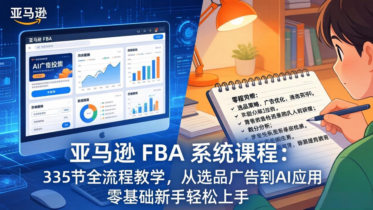 亚马逊 FBA 系统课程(更新26年3月 - 52网创-52网创