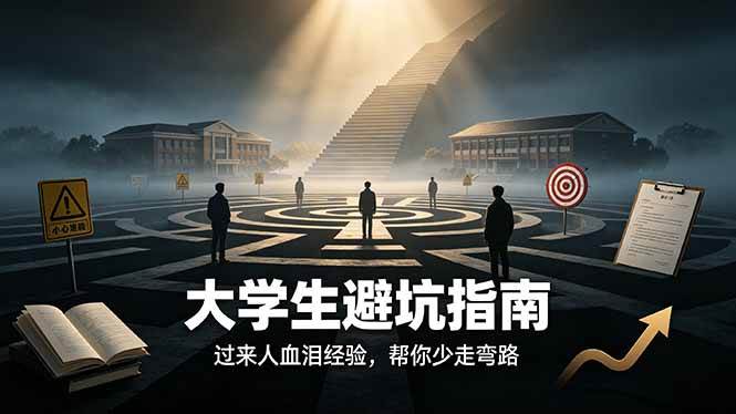 （19195期）付费文章：大学生避坑指南 ，过来人血泪经验，帮你少走弯路 - 52网创-52网创