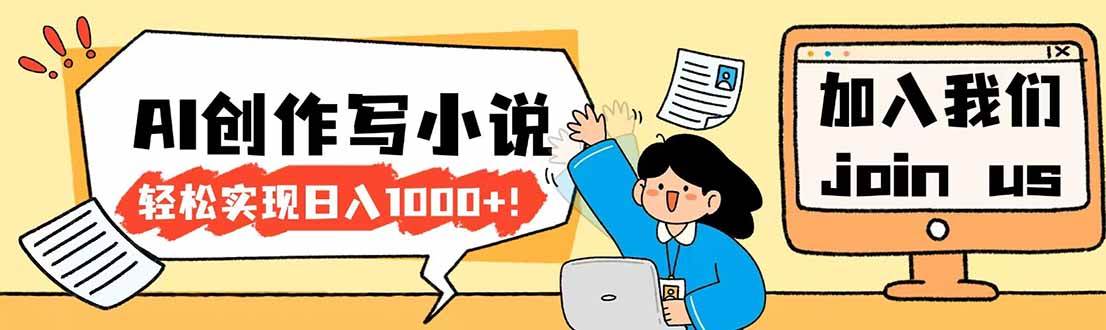 （17822期）26年最新风口项目AI工具创作写小说，轻松实现日入1000+ - 52网创-52网创