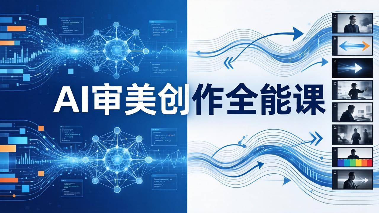 AI审美创作全能课：MJ+Seedance+模型训练+影视分镜+编剧，一站式掌握AI艺术创作 - 52网创-52网创